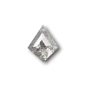 0.72ct | Salt & Pepper Kite Shape Rose Cut Diamond