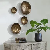 Lucky Coins Wall Decor | Brass