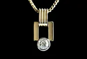 14k gold Eterna Diamond Pendant — Stark Jewelers
