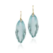 Blue Quartz Drop Earring