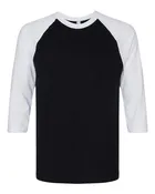 American Apparel 2003CVC Unisex CVC Three-Quarter Sleeve Tee