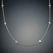 Delicate Silver Chain Necklace