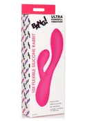 Bang! 10X Flexible Rechargeable Silicone Rabbit – Pink