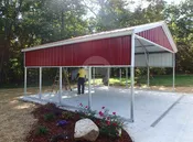 18×21 Vertical Carport