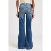 7 For All Mankind Blue Core Bronze Dojo Jean