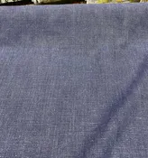 100% Belgian Linen Highland Blue Fabric