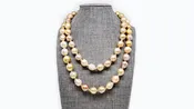 "fireball" pearl necklace neck01511 — Necklaces designed and created by Armeny Custom Jewelry Design