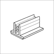 1" Long x 0.50" Wide Grip-Tite™ Card & Sign Holder, EG-16-1