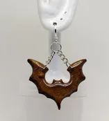 Bat Chain Earring