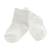 Baby Boys White Cuff Socks - Jefferies