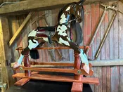 Victorian Carousel Rocking horse (Large Paint glider) — Greenfield Woodworks