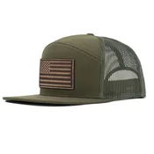 Antique Stars + Stripes 7 Panel Trucker