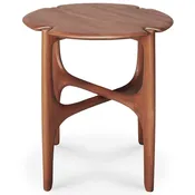 PI Side Table - Mahogany — Dara Modern