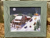 "Sledding Hill" 8x10
