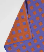 Squares Woven Terry Tea Towel – Burgundy/Blue
