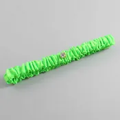 Acid Green Satin Wedding Garter / Solid Green Wedding Garters / Solitaire #(556-556)-03-M03