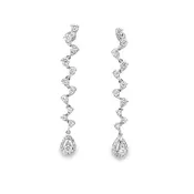 Fancy Diamond Drop Earrings