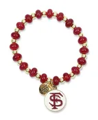 Annie Stacker Bracelet - Florida State Seminoles Logo
