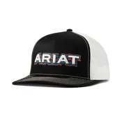 Ariat Cap Screen Print 3D Embroidered Black A300086801