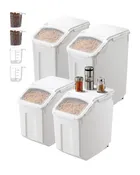 15L/20L Rice Storage Container with Wheels | Airtight Grain & Pet Food Dispenser Bin