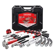102-Piece Tool Kit, for Home and Car with Sae/metric Sockets