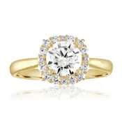 Cushion Plain Shank Halo