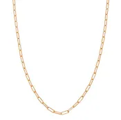 14K ROSE GOLD 20IN PAPERCLIP CHAIN