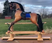 Victorian Carousel Rocking Horse (Medium Glider) — Greenfield Woodworks