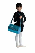 Danshuz 20517 My Dance Dot Turquoise Duffel Bag — Turning Pointe Dancewear, LLC