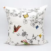 Black and White Print Pillow