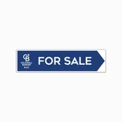 CBB-05 (6″x24″) Corrugated Plastic Generic Directional Arrow (2 sided)