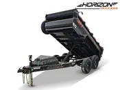 10' Horizon HZ5 Bumper Pull Dump Trailer 24" Side Walls - (2) 3.5K Axles 15796