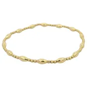 2 mm and Small Oval Beads Bracelet