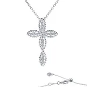 0.3 ct tw Cross Necklace