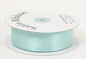 1-1/2 Inch Aqua Blue Satin Ribbon 50 Yards