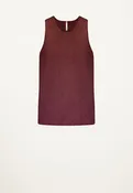 Aurora Split Back Tunic in Plum