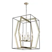 Elk Group Intl. Mixed Geometries 32″ Wide 8-Light Pendant