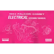 1963 Falcon / Comet Electrical Assembly Manual
