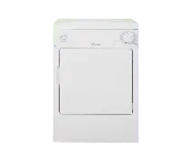 GE 3.6 cu. ft. 120- Portable Front Load Stackable Electric Dryer in White