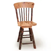 30" Panel Back Swivel Stool