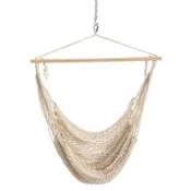Deluxe Polyester Rope Swing Chair - Oatmeal