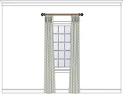 Drapery House Panels - 43982 Sold as a pair