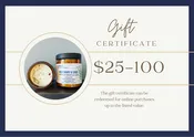 Gift Certificate — All Burn Wax