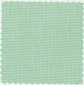Back 9 Green on White 2MM Graph Check Broadcloth