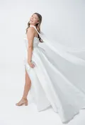 Chiffon Neck Scarf by Grace & Goddess — House of White - Newburgh | Evansville | Owensboro | Wedding Dresses