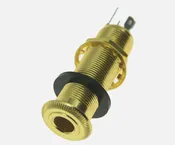 1/4″ Barrel Jack, Ibanez Replacement, Gold