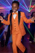 6005-34 Pumpkin color suit