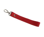 Ambrosia Keychain Red Leather Wristlet