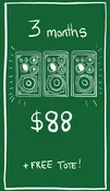 LUNA music 3 Month Vinyl LP Subscription — a music shop for music lovers—since 1994!