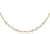 15" Choker Hope Unwritten 4mm Pearl